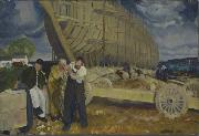 George Bellows Builders of Ships oil painting